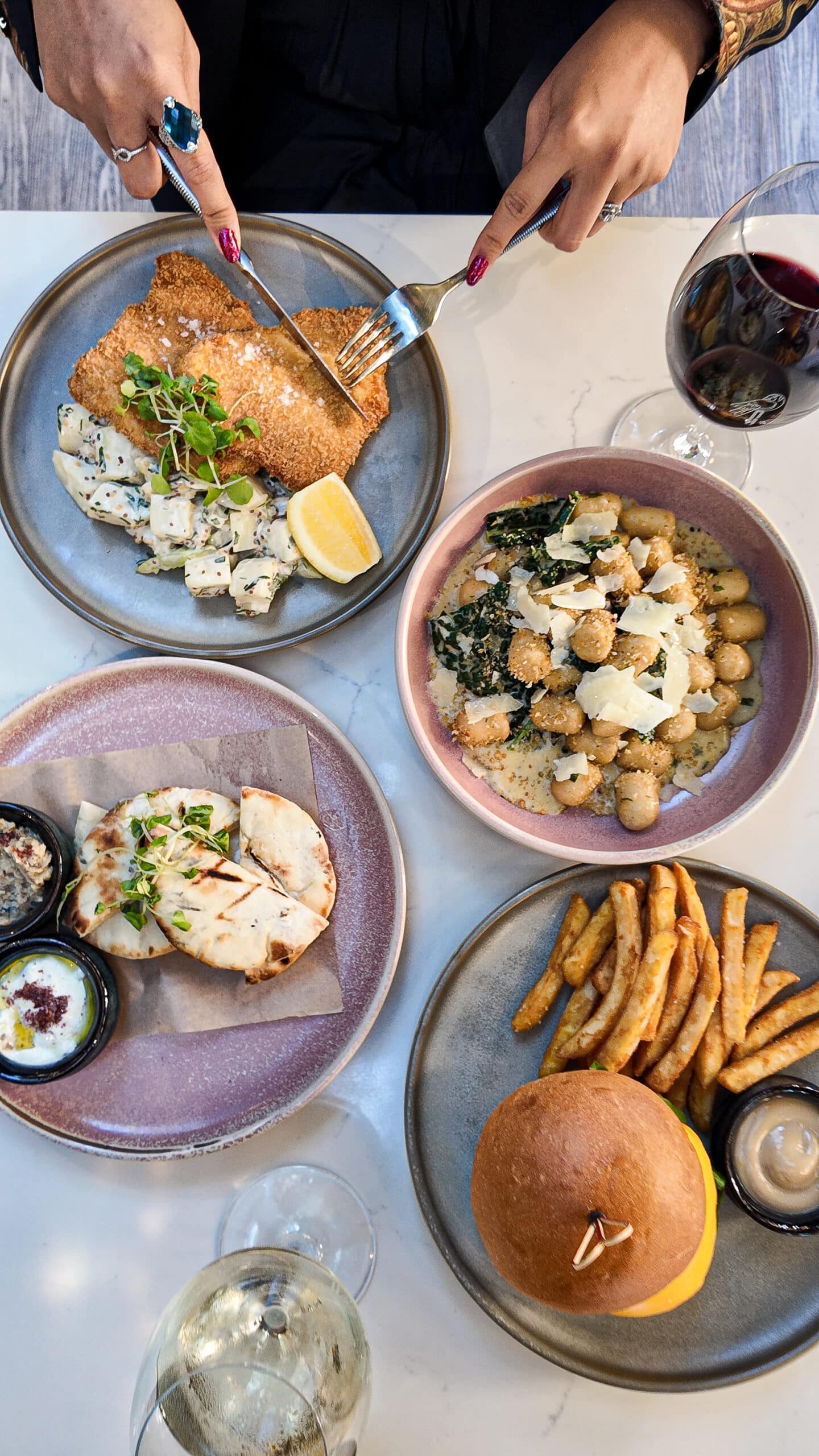 Express lunch menu at Goldfinch Restaurant